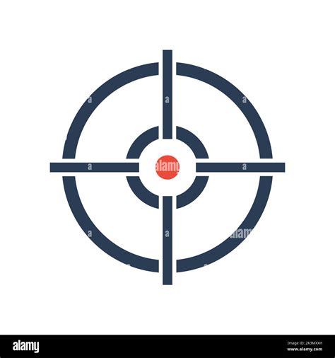 Target Destination Icon Aim Sniper Shoot Focus Cursor Bull Eye Mark