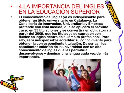 Importancia Del Ingles En La Educacíon