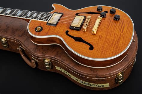 2014 Gibson Custom Shop Les Paul Custom Florentine Amber Pickups