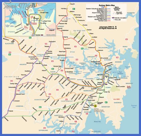 Sydney Metro Map