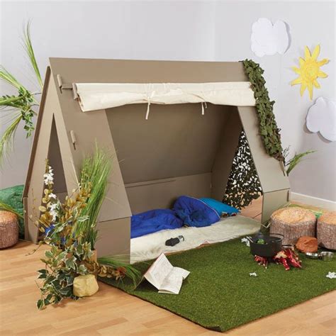 A Den For All Seasons Indoors And Out Cardboard Crafts Kids