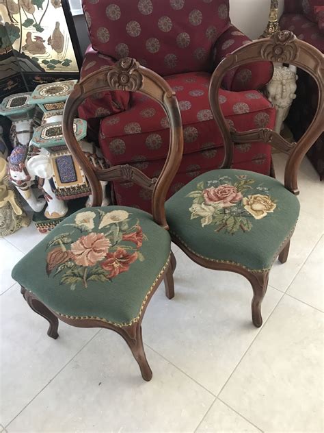 Embroidered Chairs Collectors Weekly