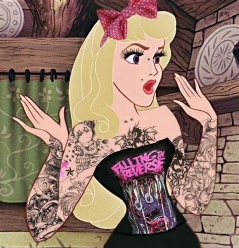 Top 19 Des Princesses Disney Tatouées Et Percées En Mode Badass With