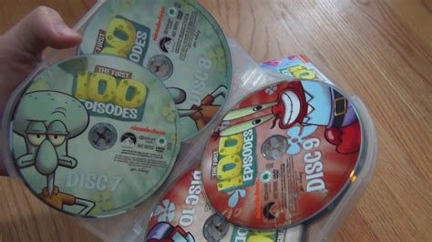 Spongebob Squarepants The First 100 Episodes Dvd Unboxing Repackage