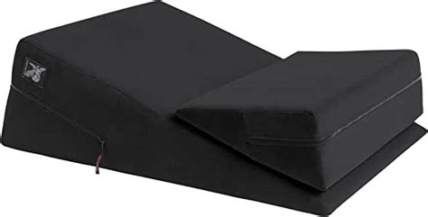 Liberator Wedge And Ramp Sex Positioning Pillow Combo Original Tall Black Microfiber
