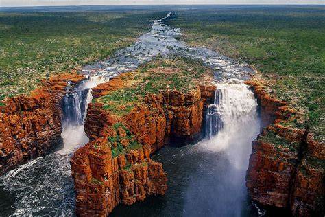 King George Falls The Kimberley Region In Australias West