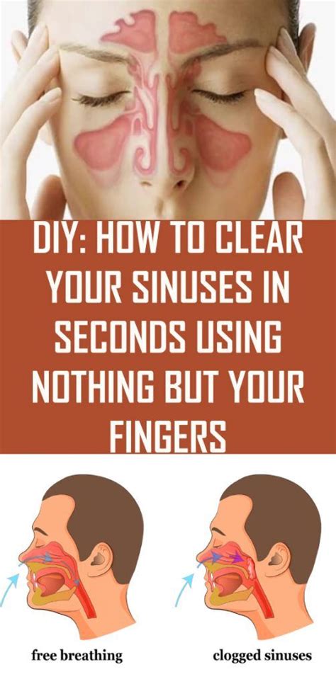Diy How To Clear Your Sinuses In Seconds Using Nothing But Your