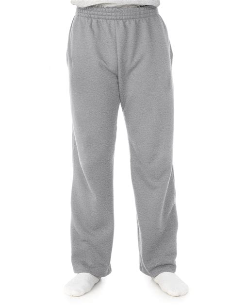Fruit Of The Loom Mens And Big Mens Fleece Open Bottom Sweatpant With