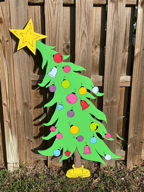 Digital Christmas Tree Pdf Instant Download Holiday Decor Etsy