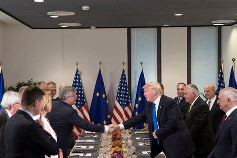 In Nato Speech Trump Is Vague About Mutual Defense Pledge The New