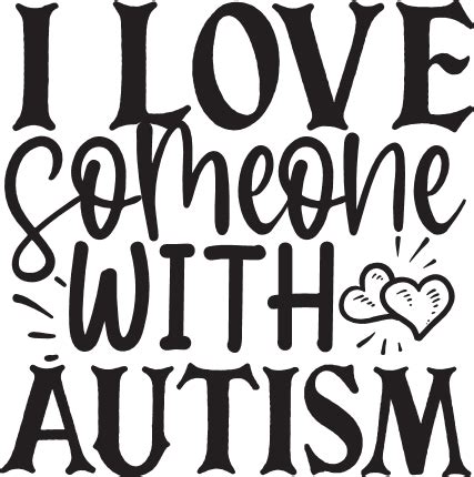 i love someone with autism, awareness free svg file - SVG Heart