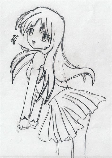 Cute Anime Manga Girl By Simplymeduh On Deviantart