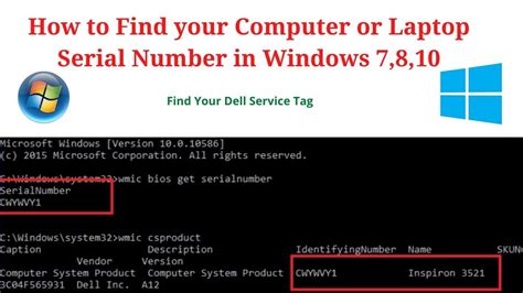How To Find Your Computer Serial Number In Windows 10 Vrogue