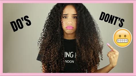 Curly Hair Dos And Donts Styling Mistakes To Avoid Youtube