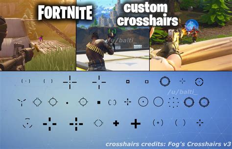 Epic Can We Get Custom Crosshairs At Some Time Rfortnitebattleroyale