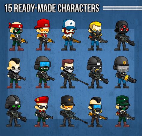 Custom Soldier Game Sprites Game Sprites