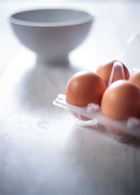 Whole Eggs In A Carton By Stocksy Contributor Darren Muir Stocksy