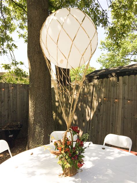 Hot Air Balloon Centerpiece Hot Air Balloon Wedding