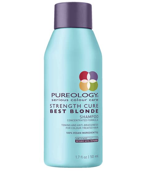 Strength Cure Best Blonde Purple Shampoo For Blonde Hair Pureology