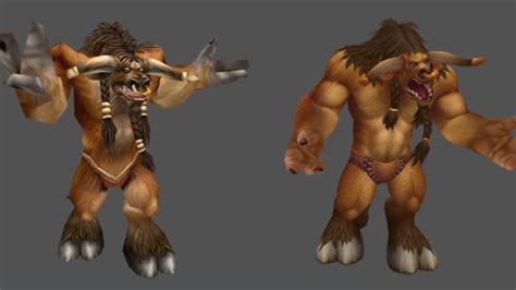 We Can Rebuild Him Blizzard Showcases The New And Improved Male Tauren
