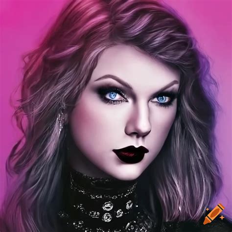 Portrait Of Taylor Swift With Gothic Style On Craiyon