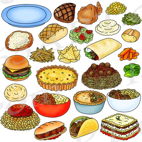 Dinner Foods Clipart Dinner And Meals Clipart Download Clipart 4 School