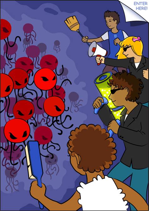 Viral Attack Human Immune System Comic Book Ask A Biologist