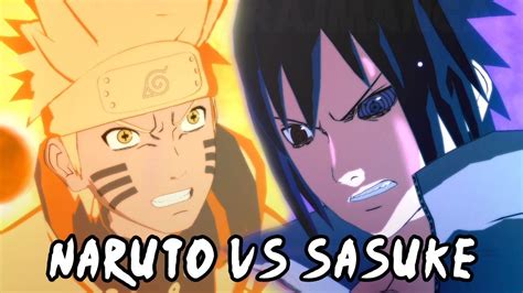 Naruto Vs Sasuke Pertarungan Sengit Dan Seru Youtube