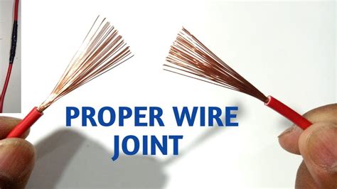 Proper Joint Of Electric Wire Easy Way Youtube
