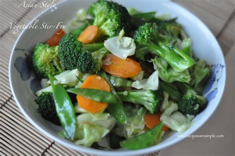 Chinese Stir Fried Vegetables Recipes R Simple
