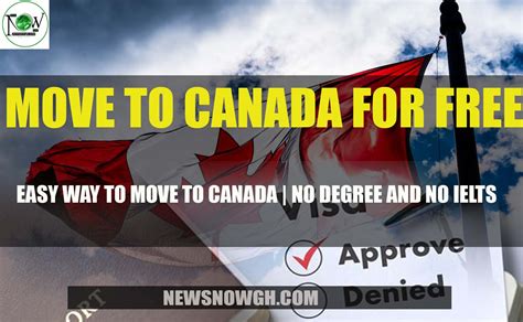 Move To Canada For Free Easy Way To Move To Canada No Degree And No