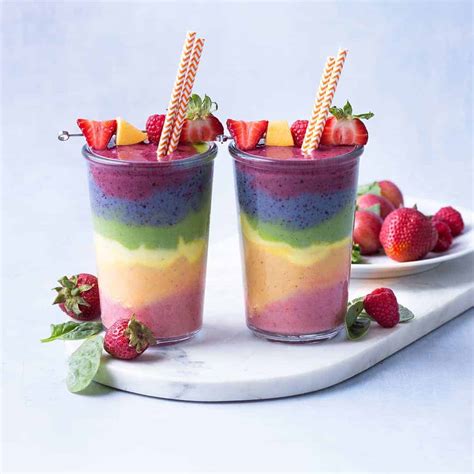 Amazing Rainbow Smoothie Recipe