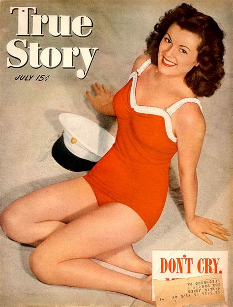 Barbara Hale Cover Of True Story July 1945 Old Celebrities Beautiful Girl Body Hale