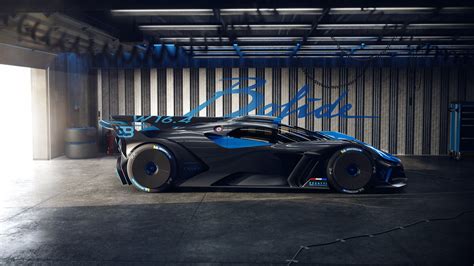 The Bugatti Bolide Concept Is An Ultralight Track Car With An 1825 Hp