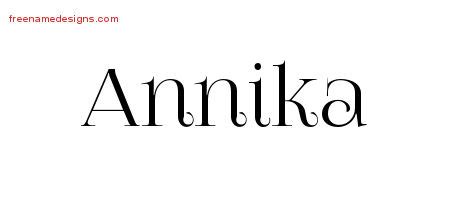 Vintage Name Tattoo Designs Annika Free Download Free Name Designs