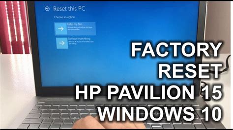 How To Factory Reset An Hp Computer