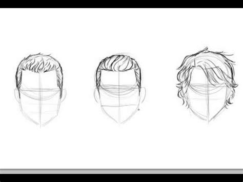Above, you could see basic sketches, with the help of which you can draw absolutely any male and female haircuts. How to Draw Men's Hair - YouTube