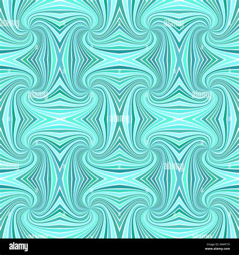 Turquoise Seamless Abstract Hypnotic Spiral Burst Stripe Pattern