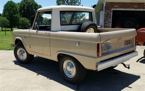 Original Factory Half Cab 1966 Ford Bronco Barn Finds