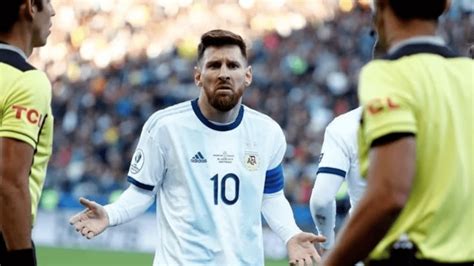 Messi Suspendido 3 Meses Por Declaraciones En Copa América