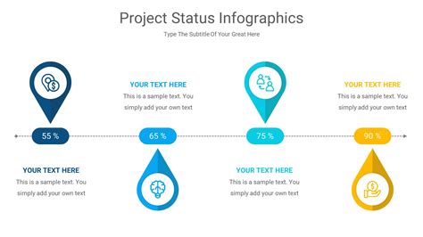 Project Status Infographics Keynote Template Presentation By Soozart