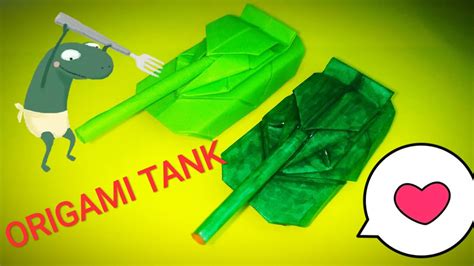 Tank Origami ТАНК ОРИГАМИ Youtube