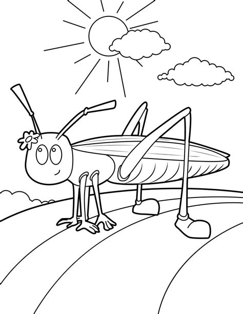 Cricket Coloring Pages Free Printable Coloring Pages For Kids