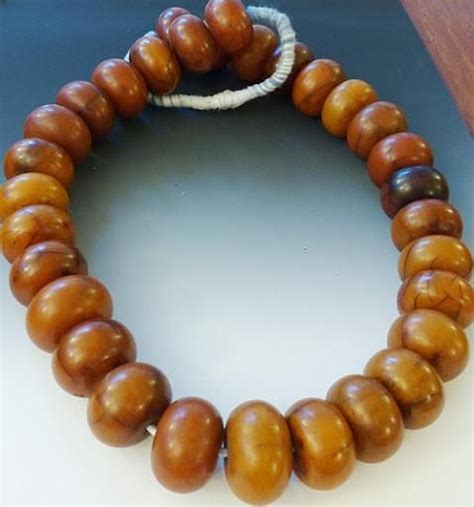 This Is A Beautiful Strand Of Extra Large Mali African Amber Beads This Strand Is Really Quite