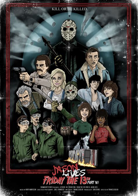 Friday The 13th Part Vi Jason Lives Alternative Movie Poster