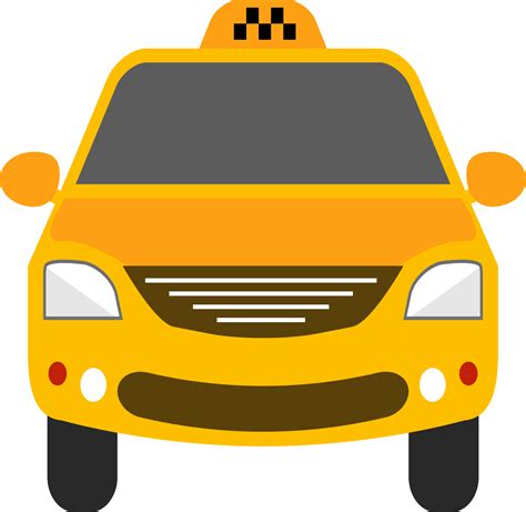 Coche De Taxi Amarillo 15310477 Png