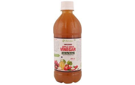 By Nature Unfiltered Apple Cider Vinegar With The Mother Bottle 500