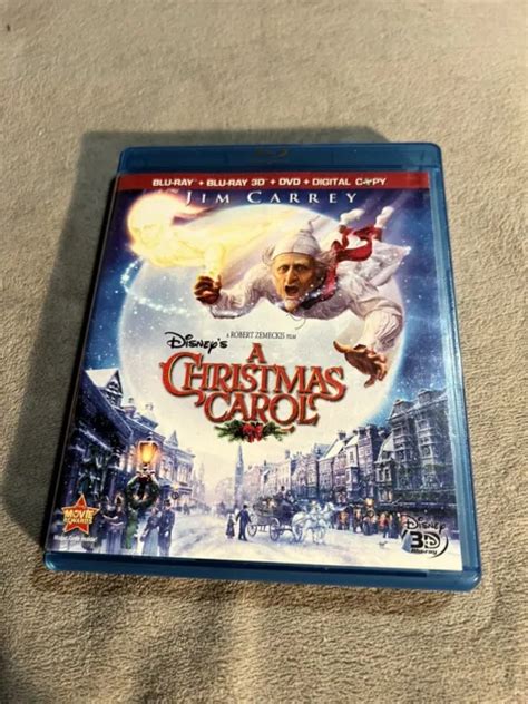 Disneys A Christmas Carol Blu Raydvd 2010 4 Disc Set 3d 3300