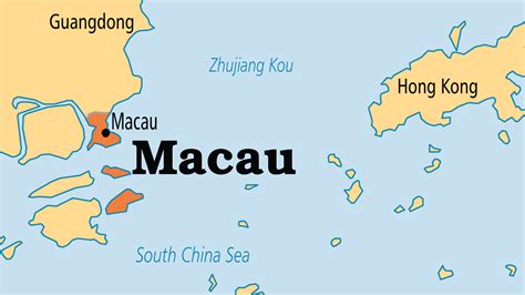 Macau Location On World Map Map