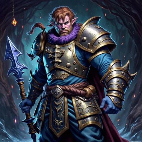 Ai Art Generator Dungeons And Dragons Firbolg Twilight Cleric Heavy